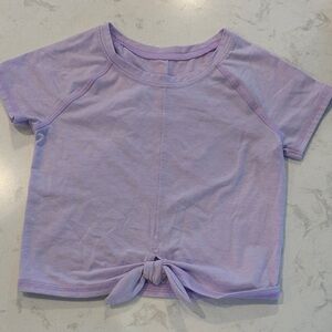 Lilly Pulitzer Luxletic Kids Shirt with Tie Front